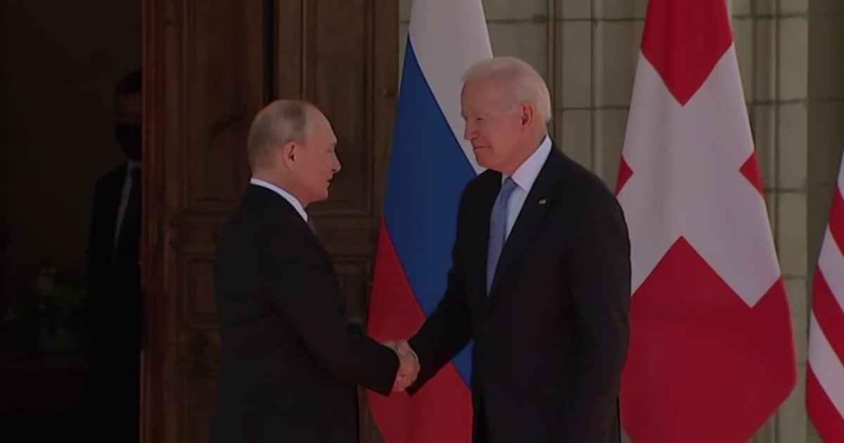 Biden, Putin shake hands ahead of summit in Geneva