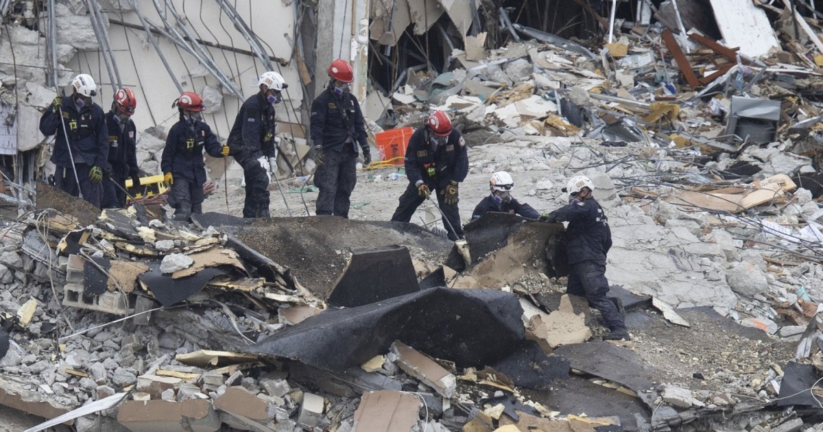Search for possible survivors of Florida condo collapse continues as ...