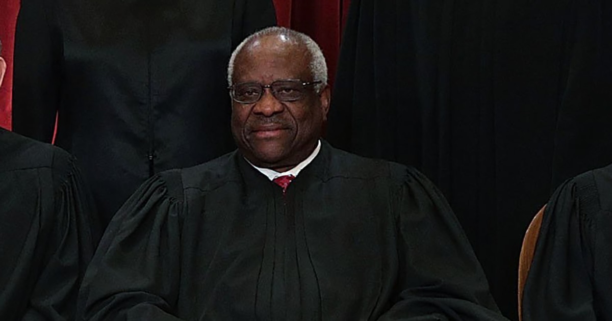 Justice Clarence Thomas questions federal policy on marijuana