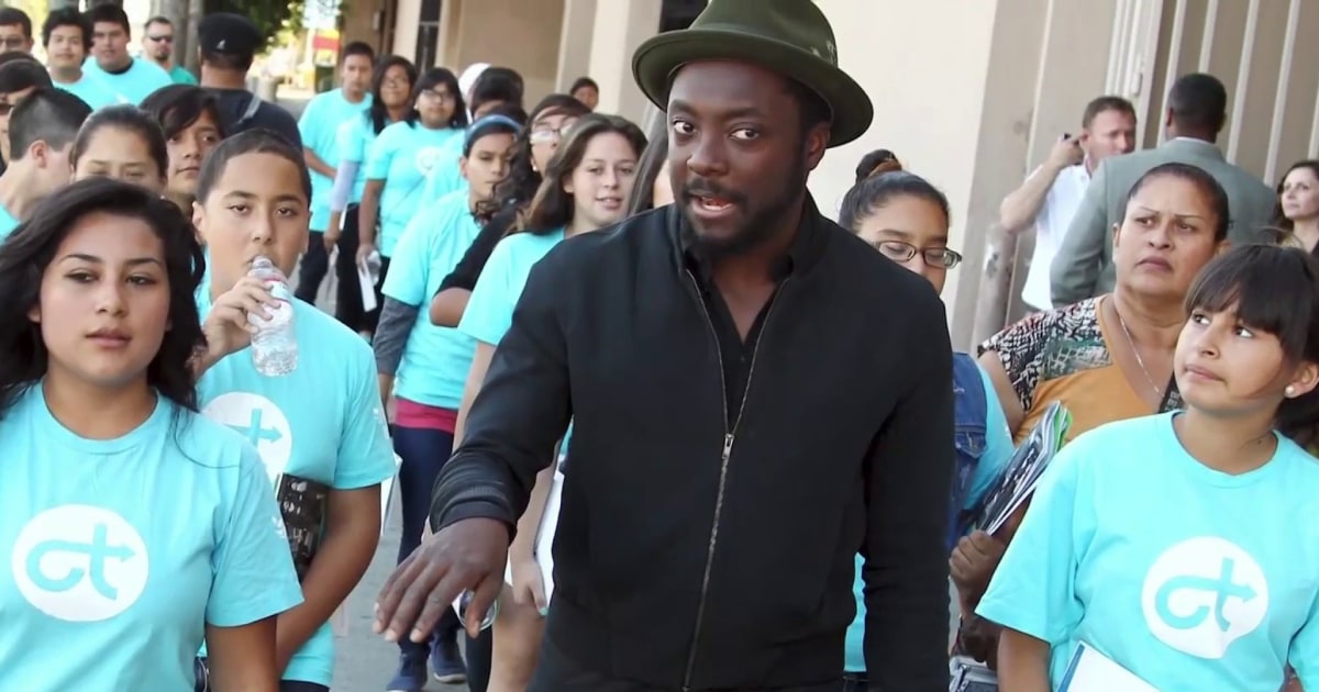 Will.i.am Working to Bring Robotics and Science Programs to Underprivileged Youth at LA Public Schools
