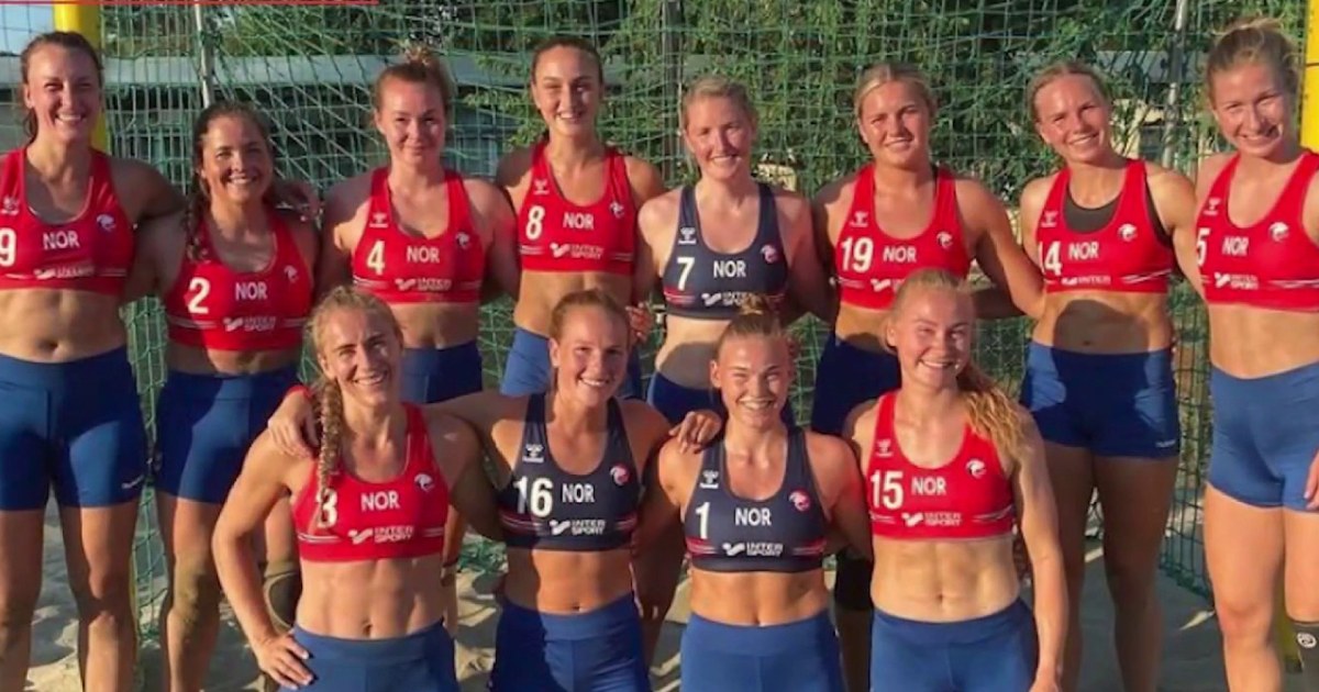 Norwegian women's beach handball team fined for refusing to play in