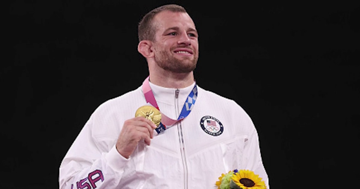 Team U.S.A. wrestler David Taylor wins gold medal at Tokyo Olympics