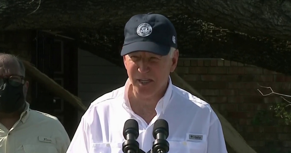 Biden surveys damage in Louisiana after Hurricane Ida