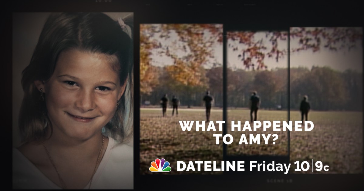 DATELINE FRIDAY SNEAK PEEK What Happened to Amy?