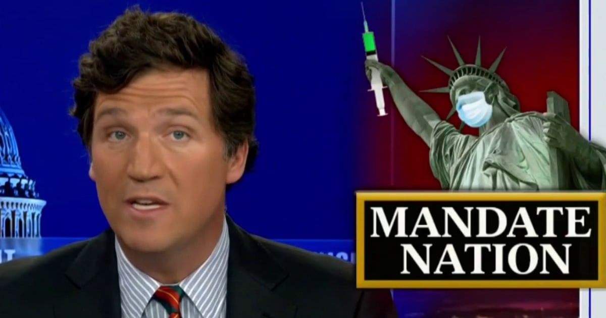'He&rsquo;s a liar': Tucker Carlson makes false vax claim as Fox News colleague reveals viewer death wish