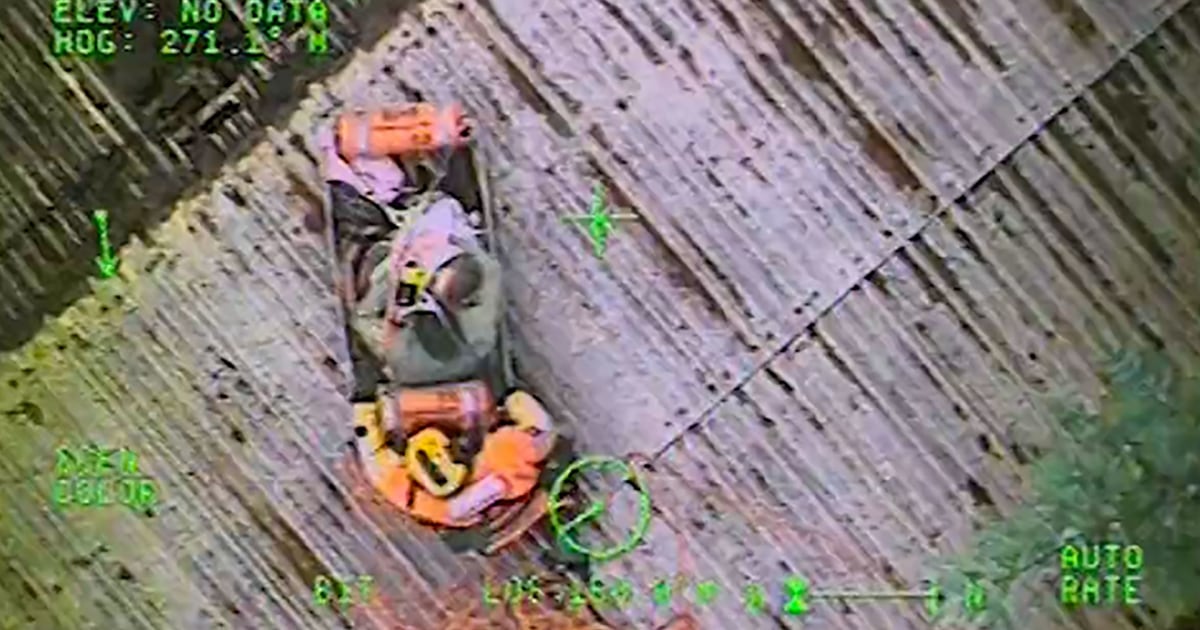 Video shows U.S. Coast Guard rescuing people from murky floodwater in ...