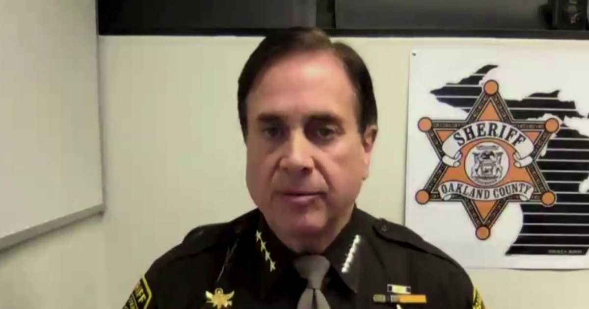 Sheriff Bouchard 'confident' parents of Michigan high school shooting suspect will be found