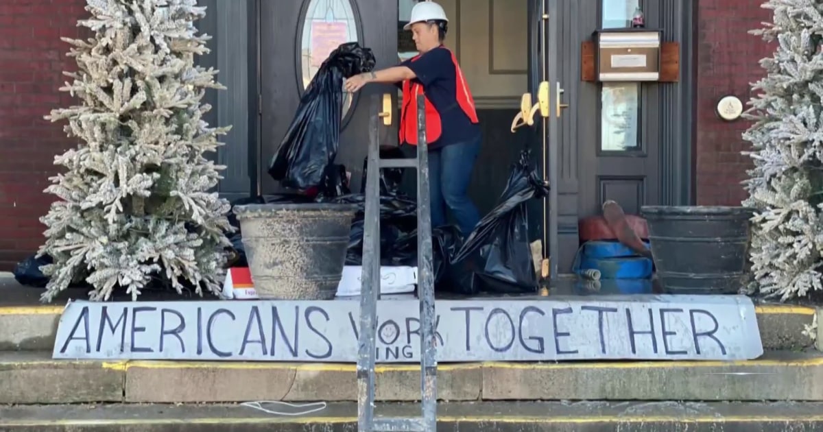 Volunteers rush to help neighbors in need after tornado disaster
