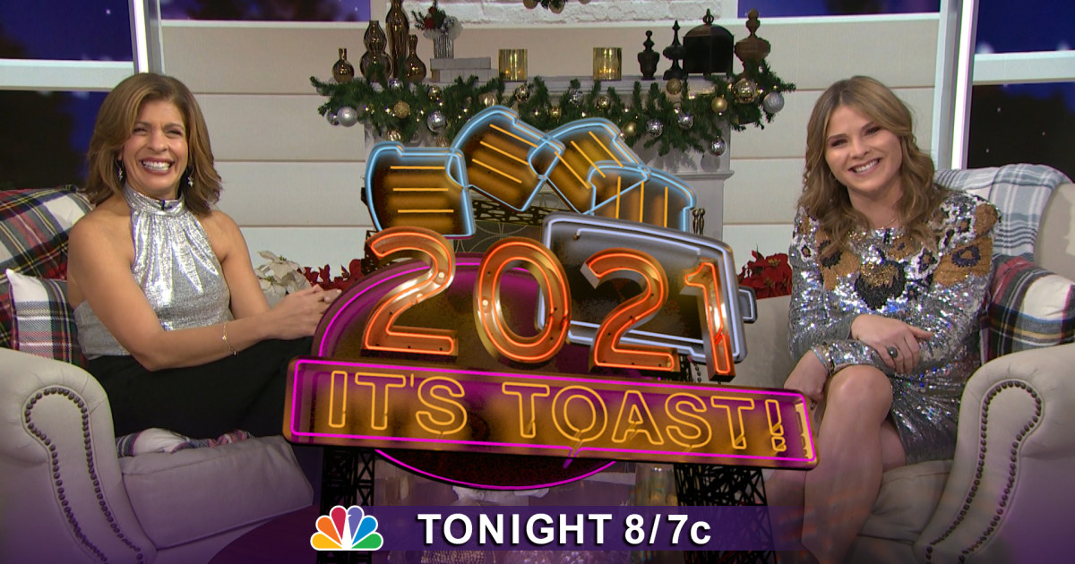 Hoda Kotb and Jenna Bush Hager Preview 2021 It's Toast!