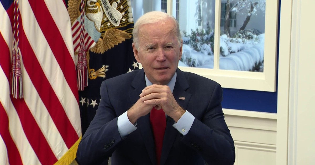 Biden discusses efforts to 'keep the schools open' during Covid response meeting