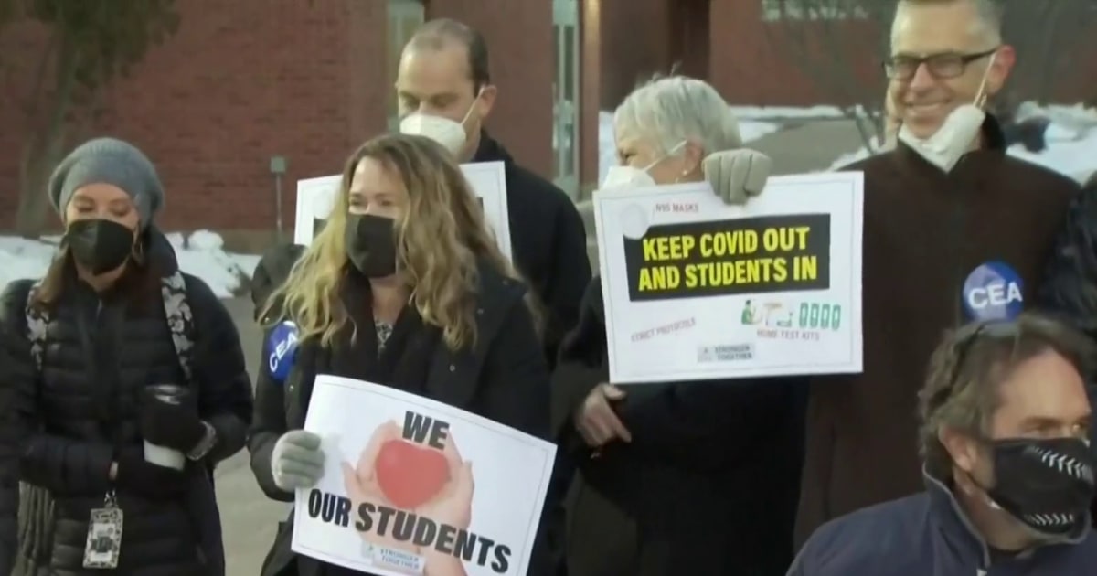 Connecticut teachers call for safer Covid measures in schools amid