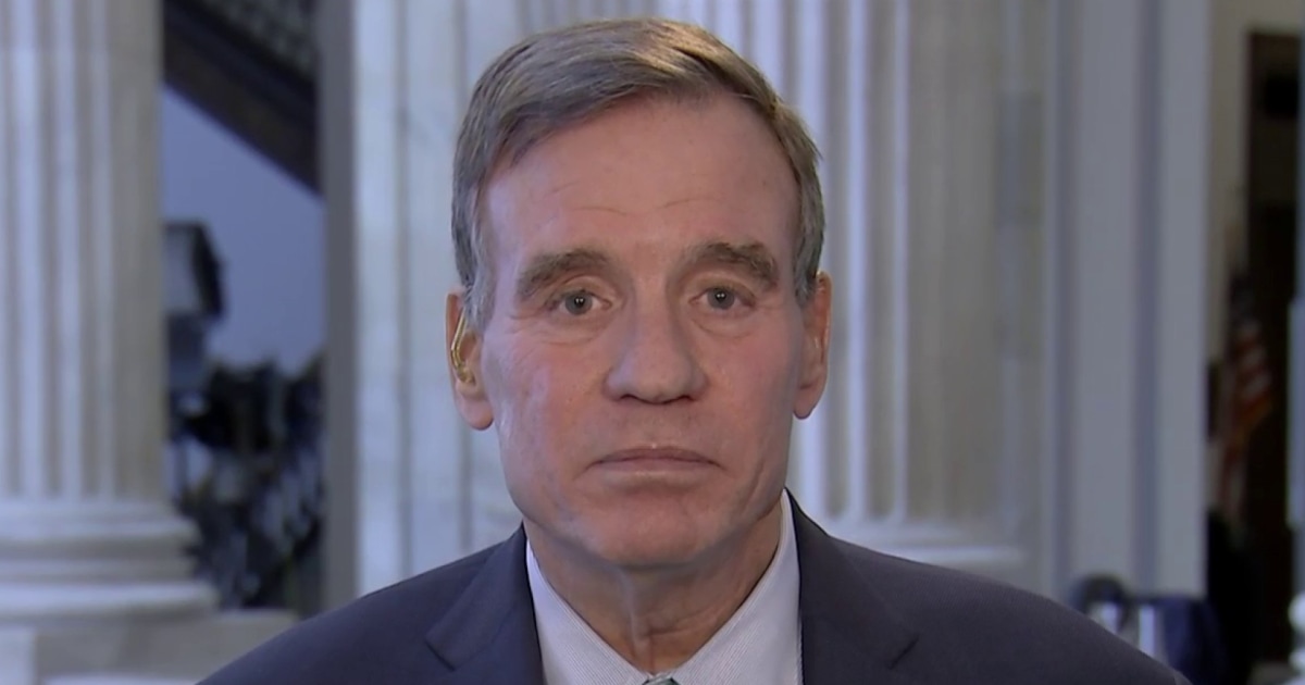 Sen. Warner: 'I wish' Manchin & Sinema would support 'very targeted' rules change – MSNBC News