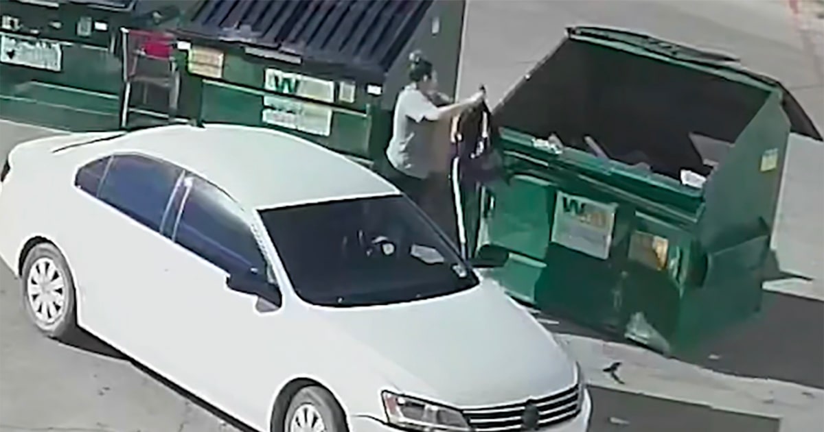 Video shows mother leaving newborn baby in New Mexico dumpster