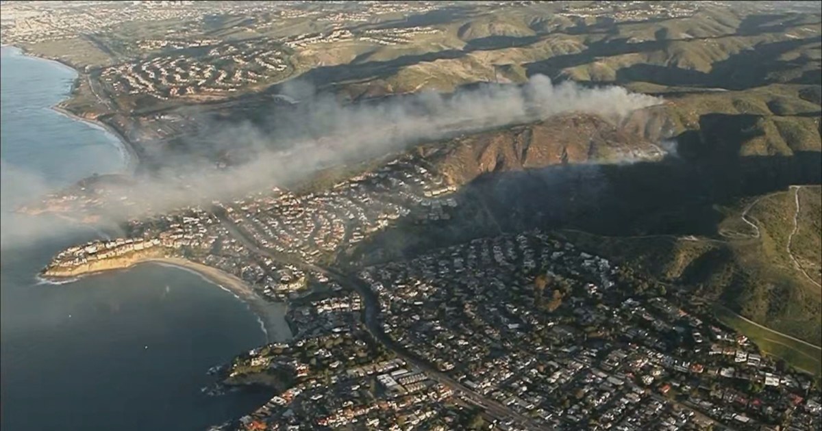 Wind-fueled wildfire forcing evacuations in Southern California