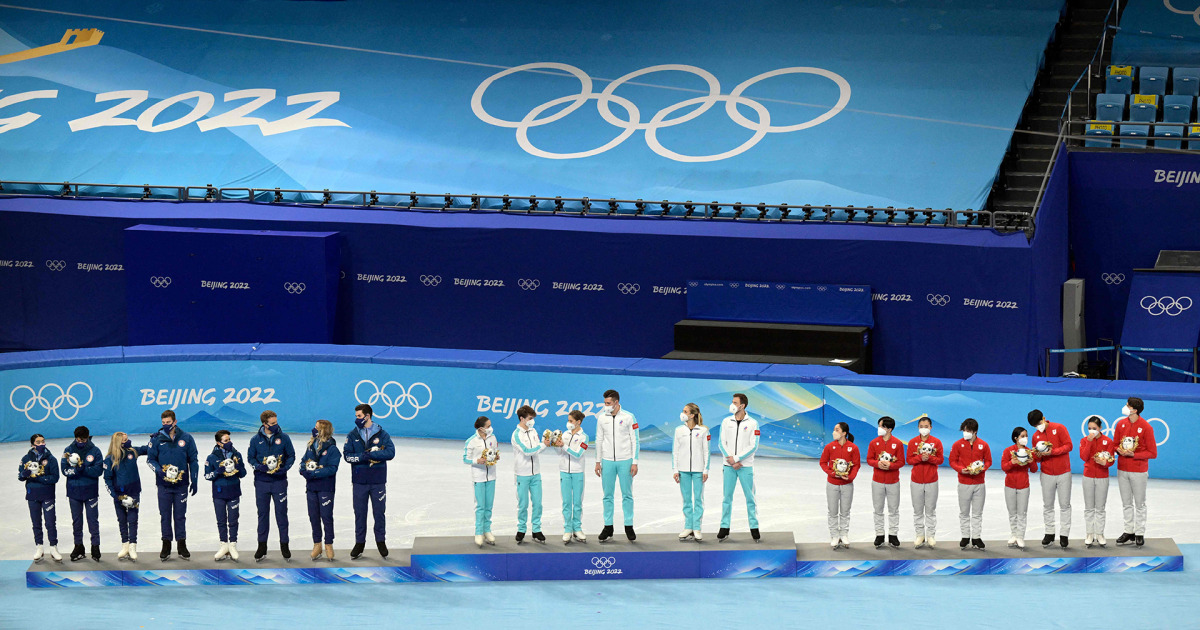 Olympic team figure skating medal ceremony delayed due to legal issue, says IOC