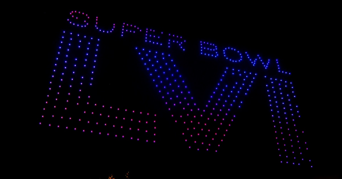 Those drones in the Super Bowl halftime show weren't flying live - CBS News