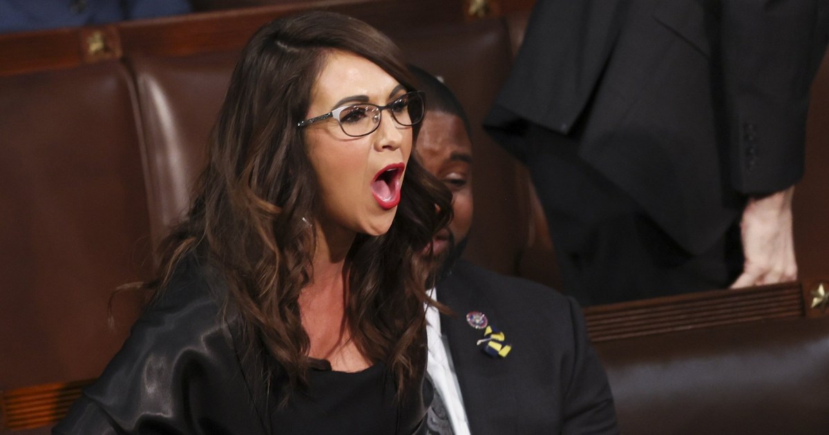 Lauren Boebert heckles Biden during State of the Union address