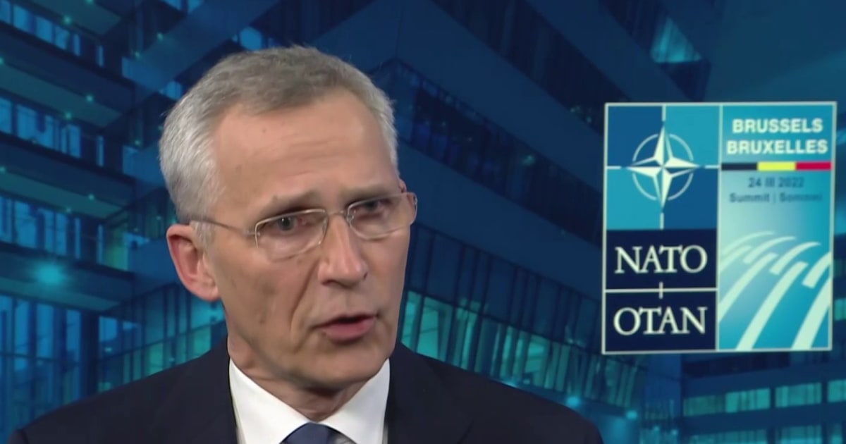 Le secrétaire général de l’OTAN, Stoltenberg, sur le soutien à l’Ukraine