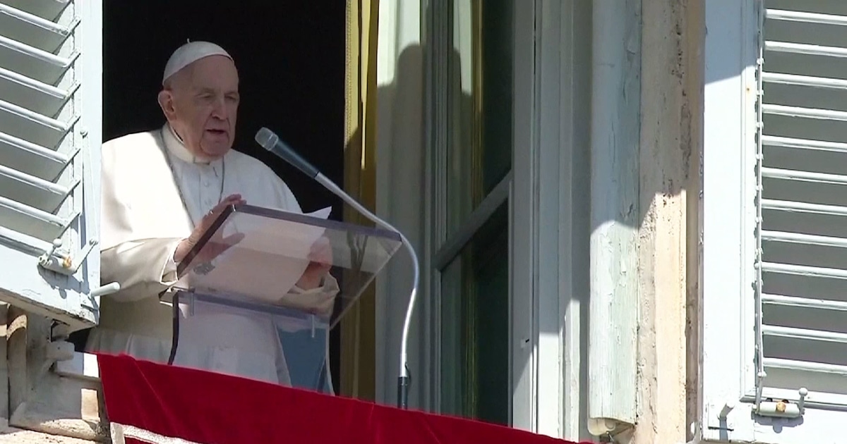 'Rivers of blood and tears': Pope Francis appeals for peace in Ukraine ...