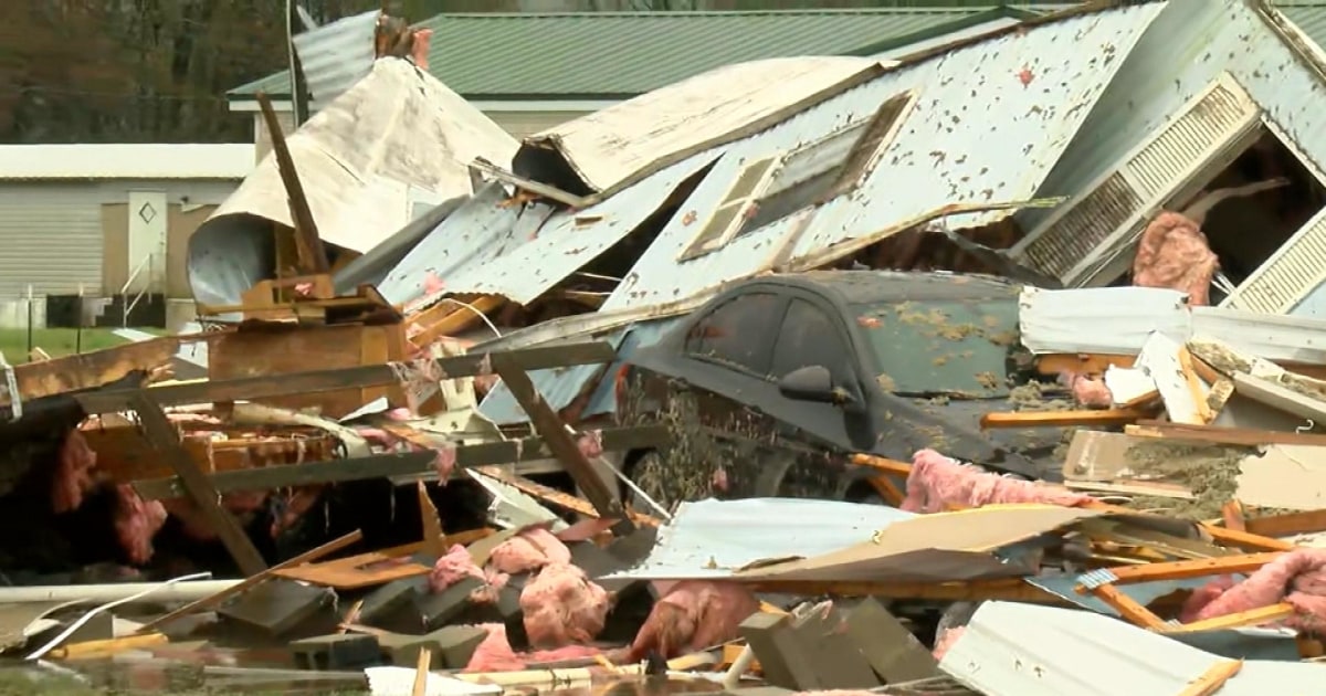 Storm at Alabama mobile home park destroys residences, hospitalizes two