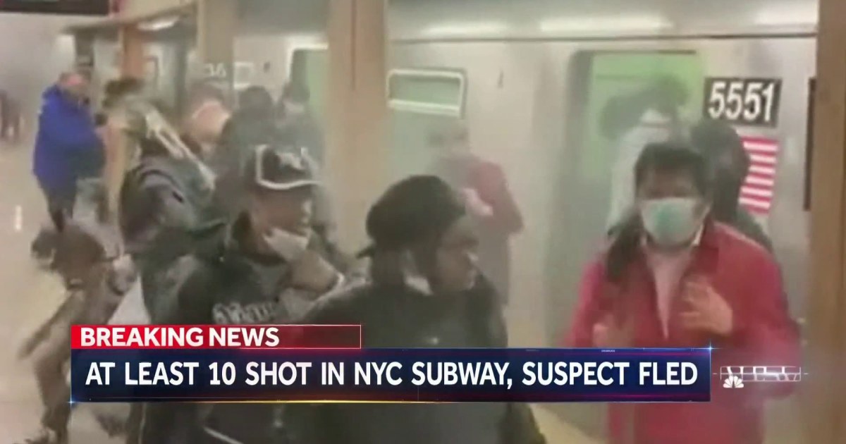 NYC subway shooting: Eyewitnesses speak out as manhunt underway