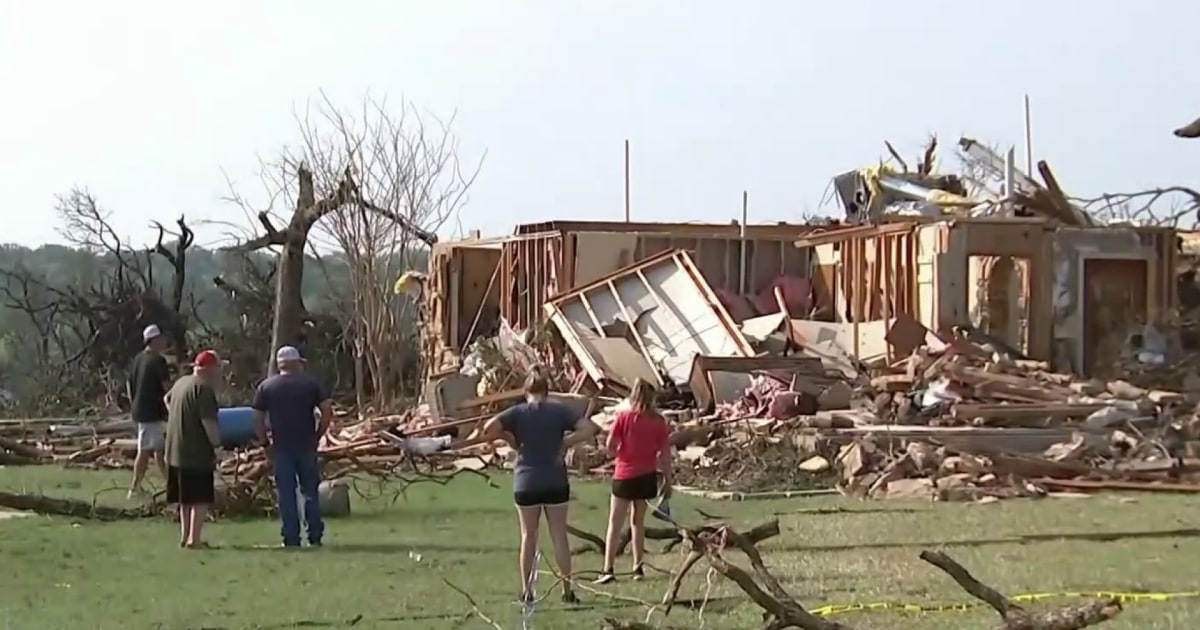 Texas town hit by major tornado as severe weather sweeps across the U.S.
