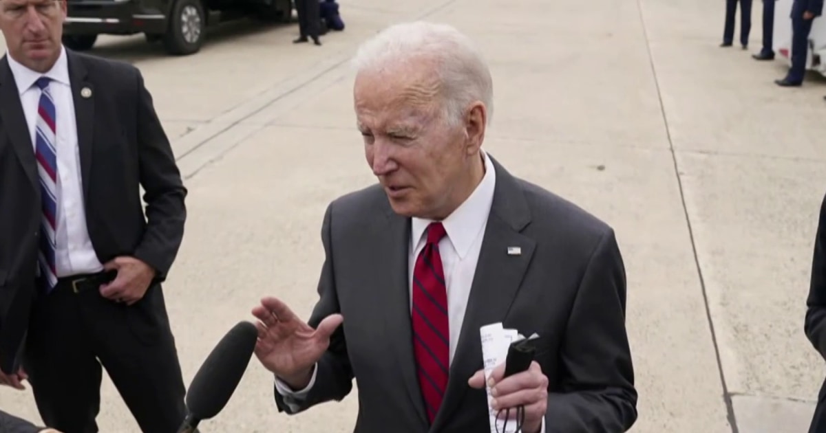 Biden addresses potential Roe v. Wade reversal after Supreme Court draft leaked