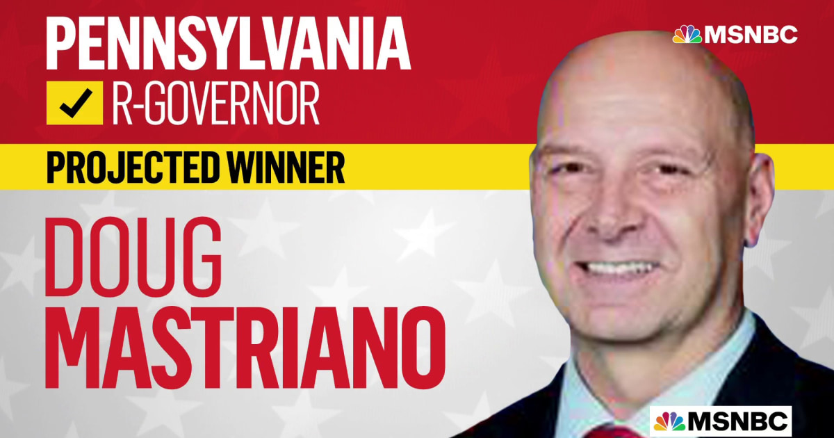 Mastriano wins GOP primary for Pennsylvania governor, NBC News projects