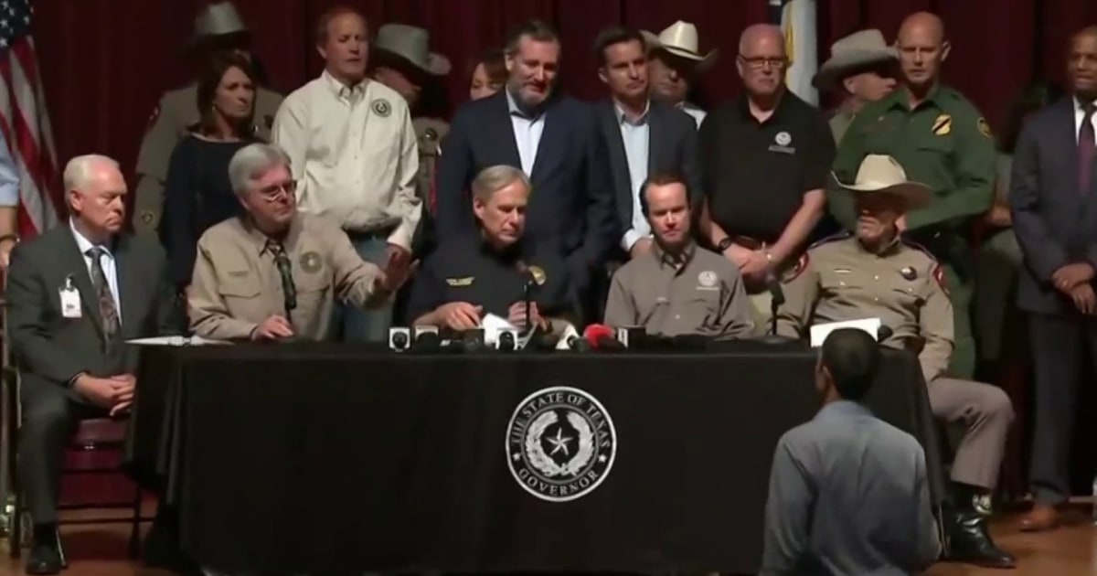 Beto O’Rourke confronts Gov. Greg Abbott after Uvalde massacre: ‘This is on you’