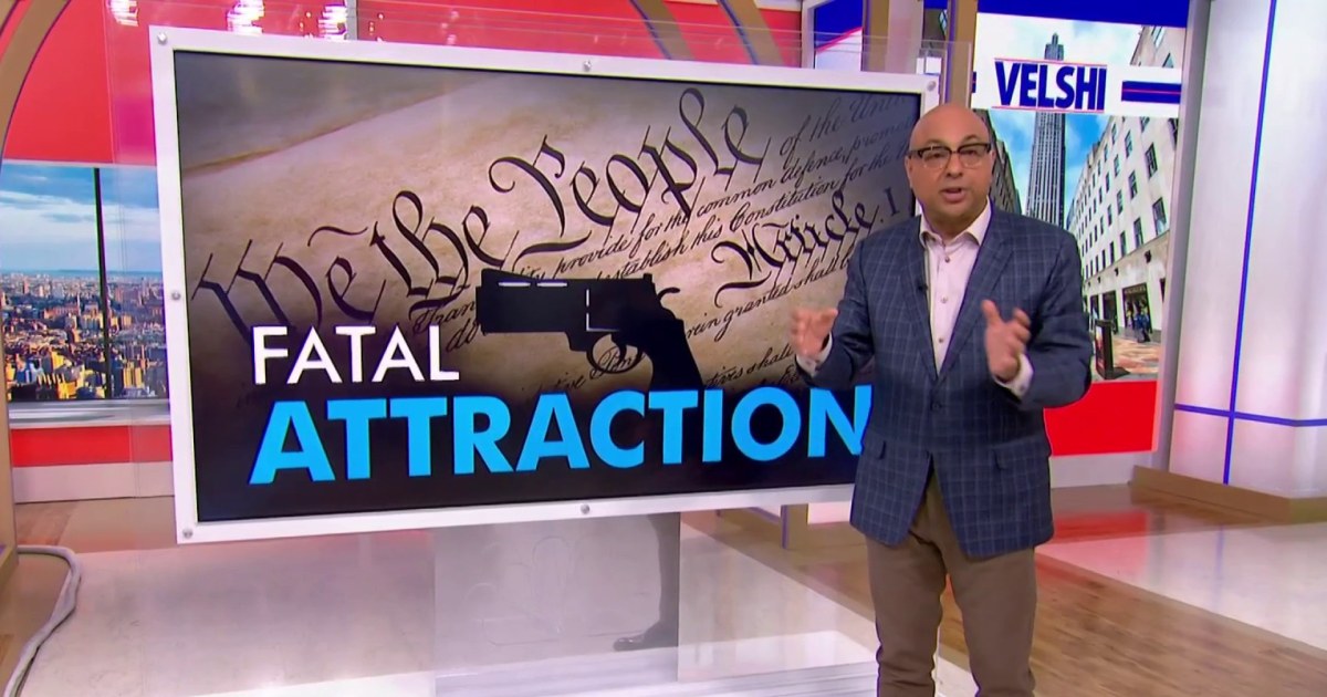 Velshi: One half of an Amendment is being used to justify our fatal attraction to guns