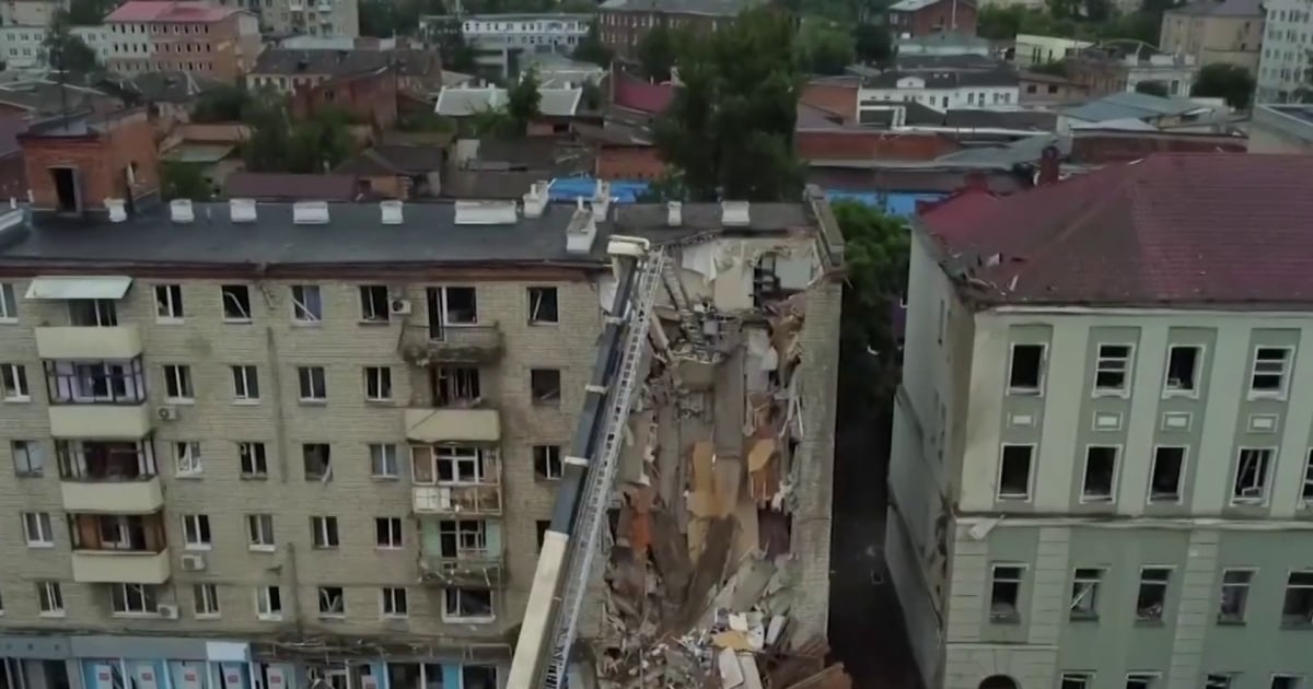 Russian military strikes another apartment building in Ukraine