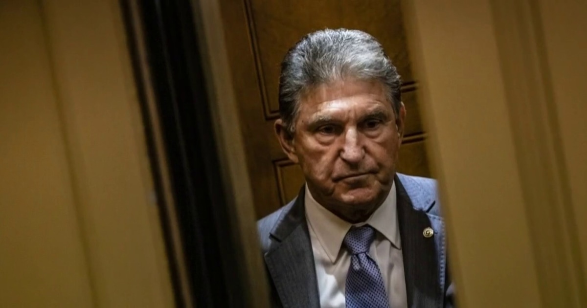 Sen. Manchin reaches deal with Schumer on reconciliation bill