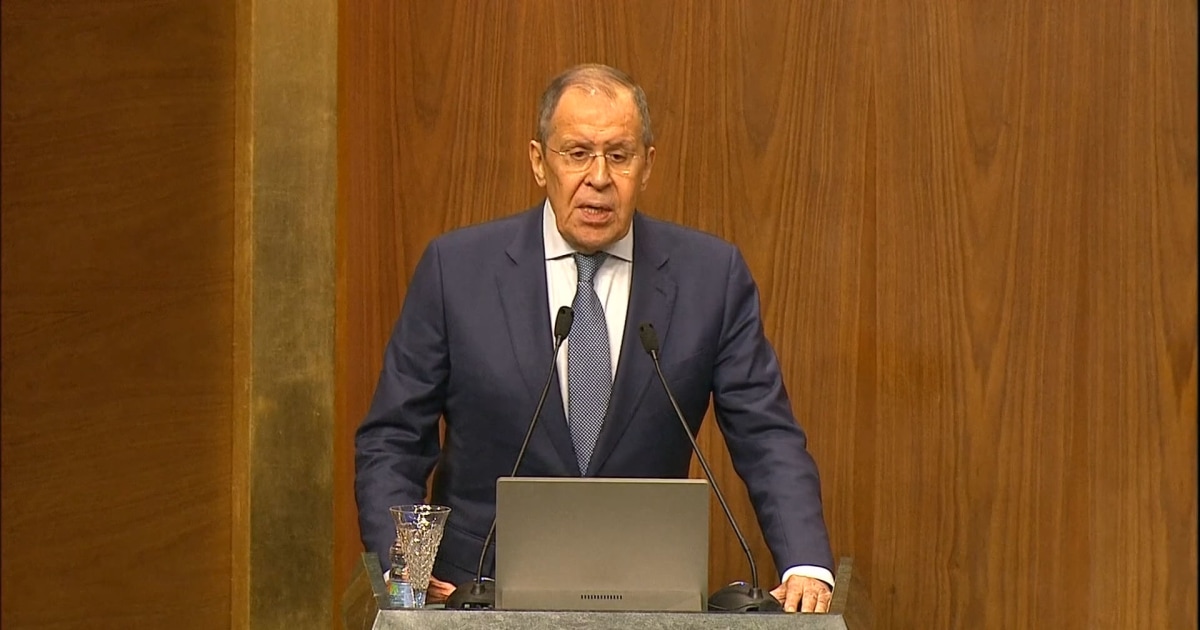 Russia's Lavrov accuses the West of impeding Ukrainian talks, grain deal