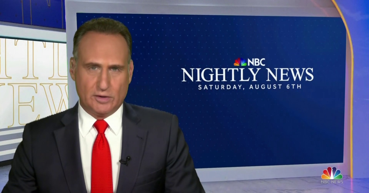 Nightly News Full Broadcast (Aug. 6th)