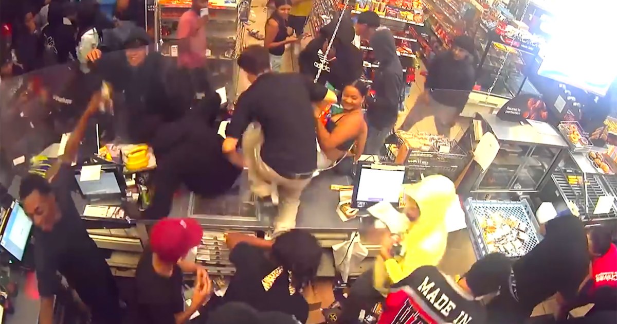 Surveillance video shows mob of looters ransacking 7-Eleven in Los Angeles