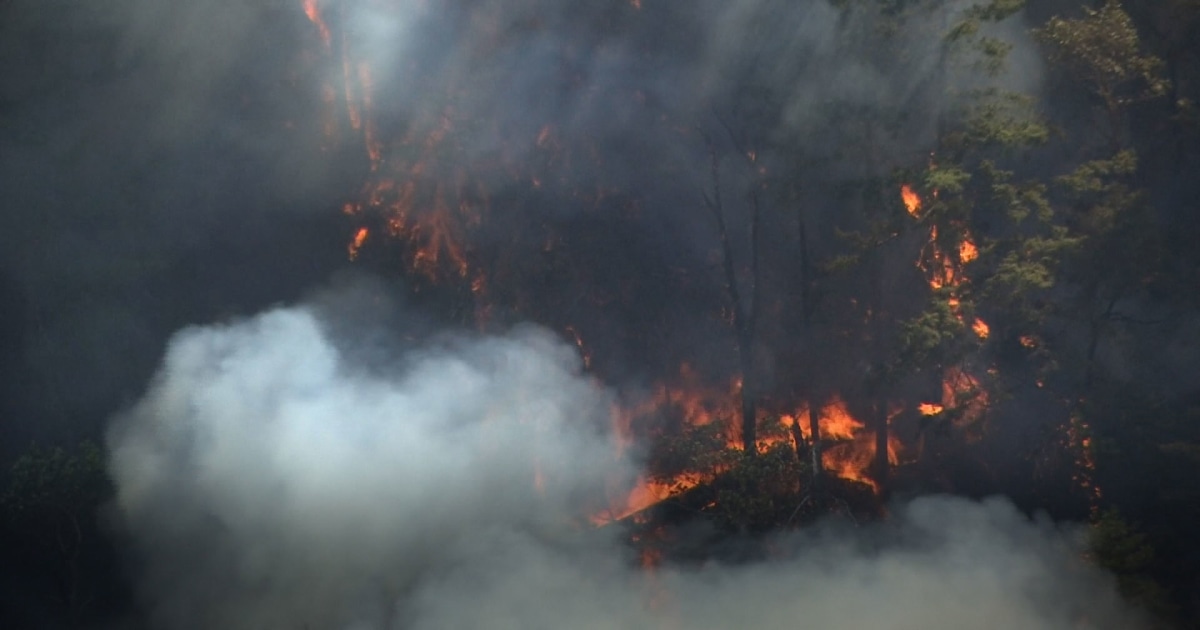 Rum Creek Fire in Oregon continues to blaze as firefighters work to contain