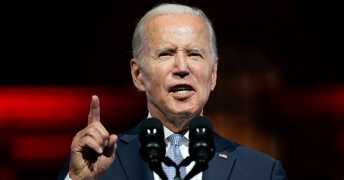 ‘Together we can choose a better path’: Biden addresses threats to American democracy