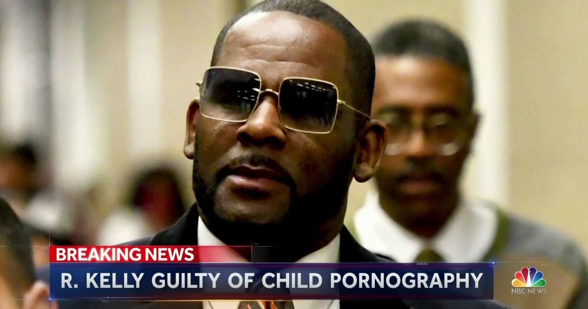 R. Kelly found guilty on 6 counts of child pornagraphy