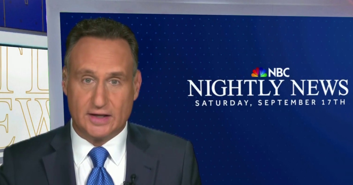 Nightly News Full Broadcast (September 17th)