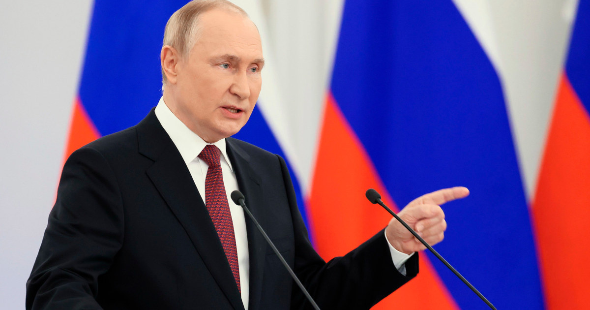 Poutine signe l’annexion russe de quatre régions ukrainiennes