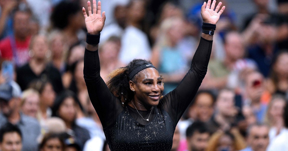 Serena Williams celebrates second round U.S. Open win