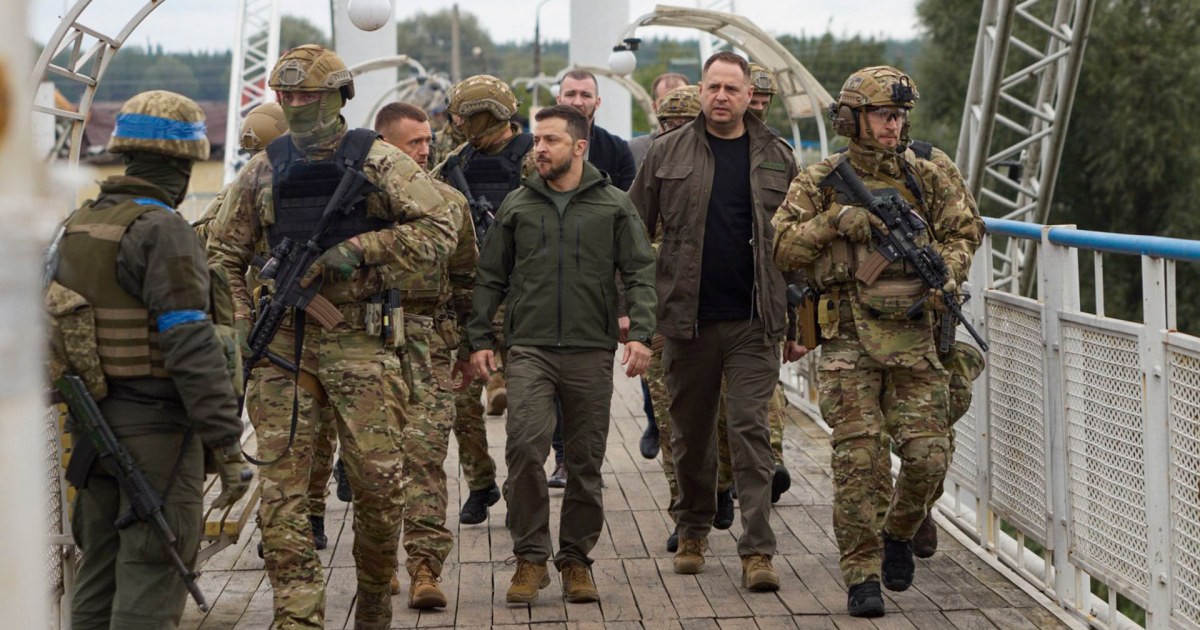 ‘Impossible to occupy our people’: Zelenskyy praises troops in liberated Izyum