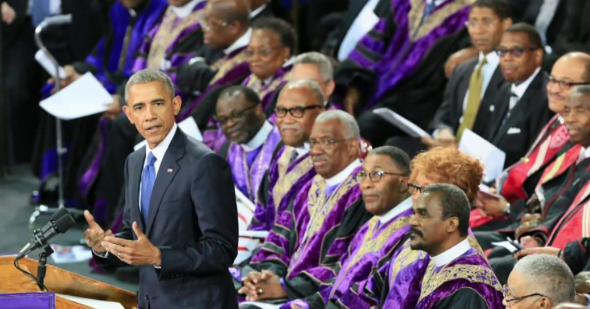 Books tells how Obama decided to sing 'Amazing Grace' in Charleston