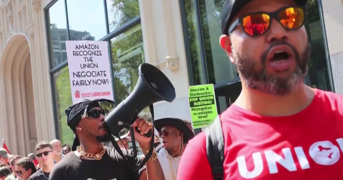 Amazon union initiative part of larger union movement across big business