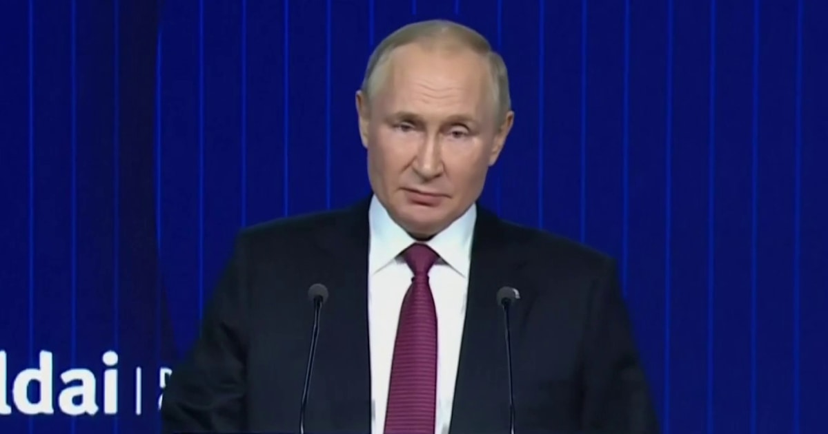 Poutine exclut l’utilisation de l’arme nucléaire en Ukraine