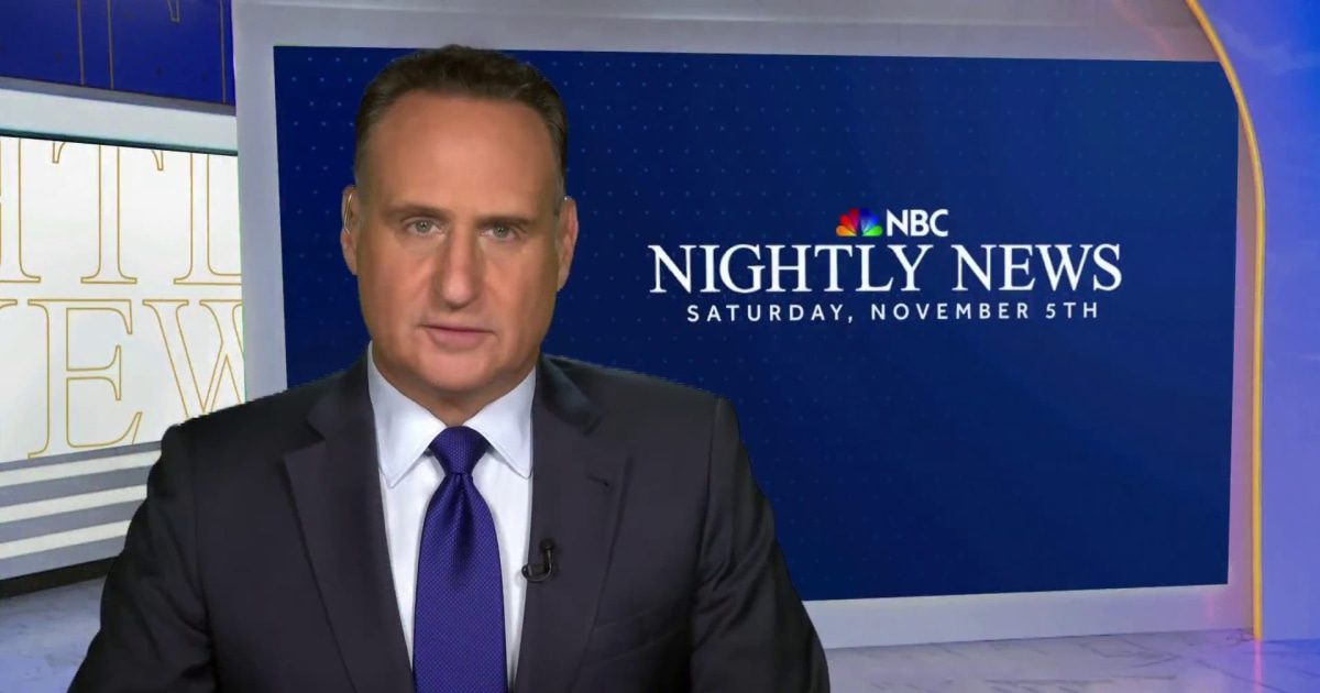 Nightly News Full Broadcast (November 5th)