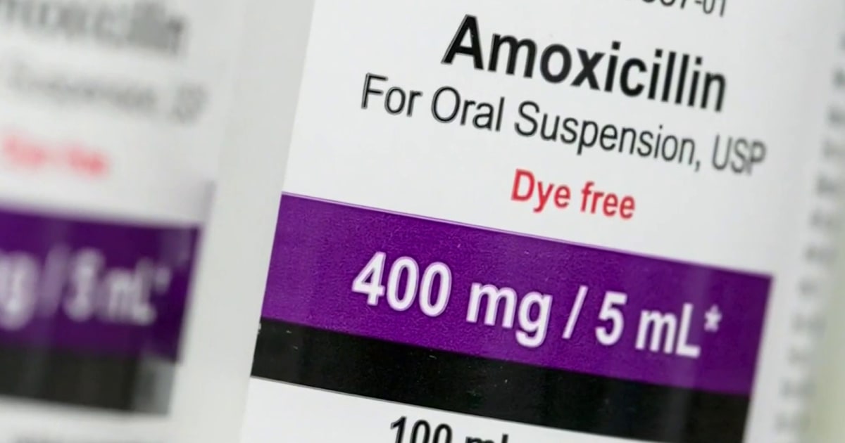 FDA announces amoxicillin shortage