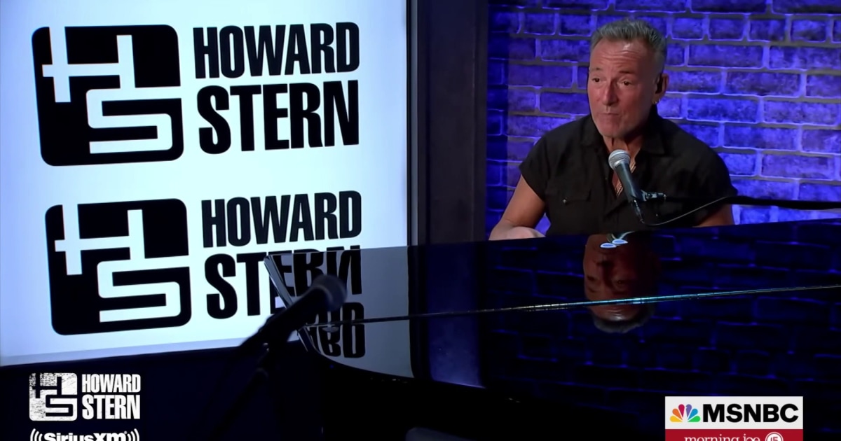 Howard Stern on the drive that makes Bruce Springsteen great