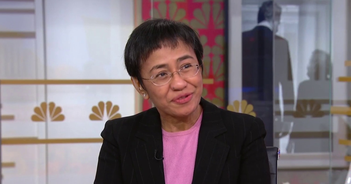 'I've tried very hard to just keep going': Maria Ressa on standing up to a dictator