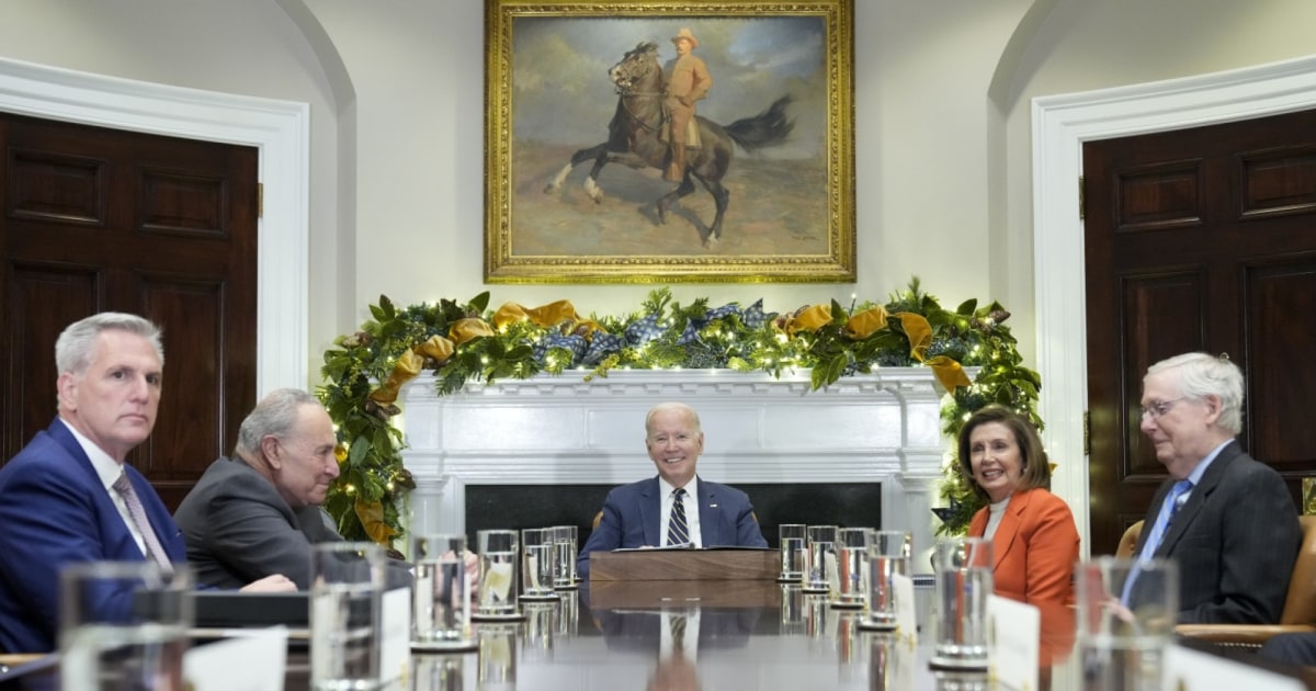 Biden Meets With Congressional Leaders As Senate Passes Same Sex